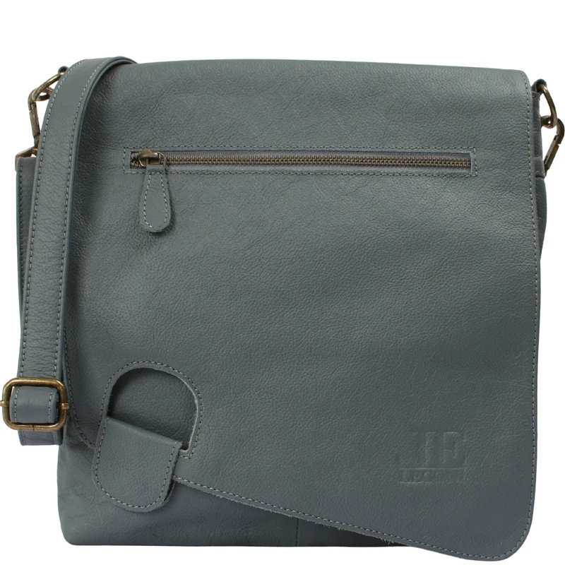 Umhängetasche Ledertasche Damen Schultertasche Leder jeans-blau LE3073