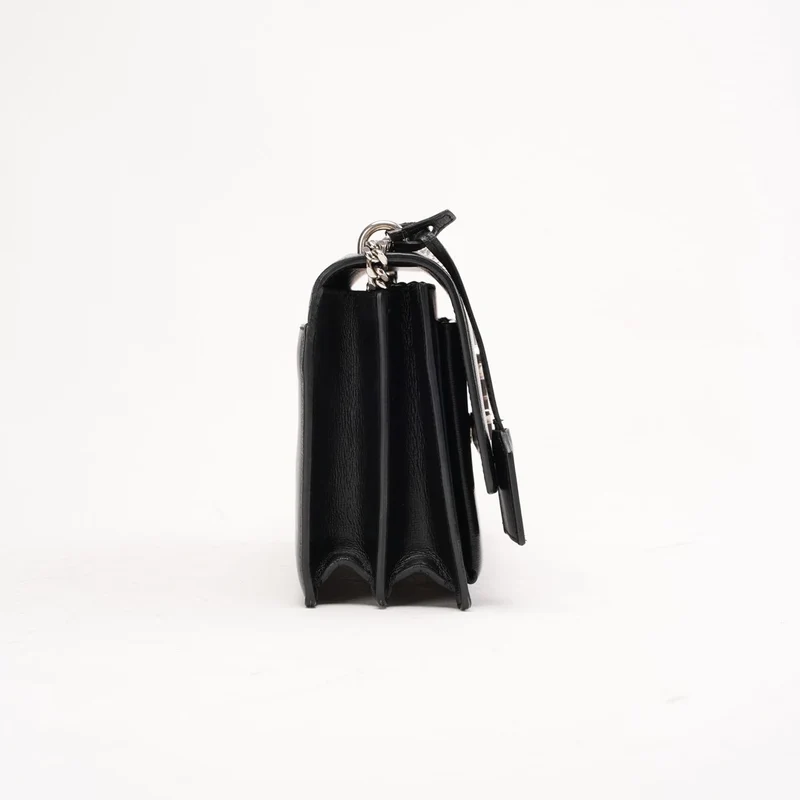 Saint Laurent Medium Sunset Kalbsleder Schwarz 2017