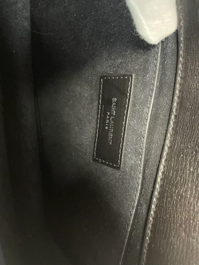 Saint Laurent Medium Sunset Kalbsleder Schwarz 2017