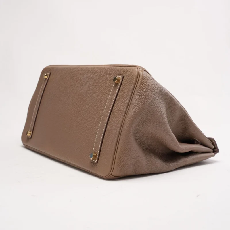 Hermès Togo Birkin 35 cm Goldbeschläge Etoupe 2016