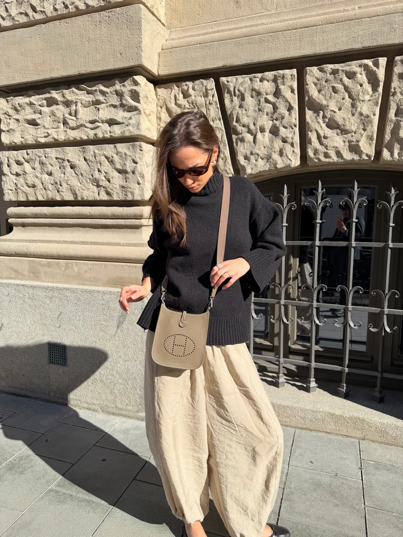 Hermès Evelyne 16 Étoupe Taurillon Clémence Leder Palladium