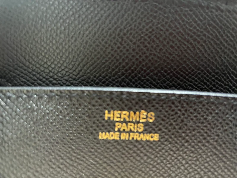 Hermès Birkin 35 Q Square Epsom Leder Schwarz 2013