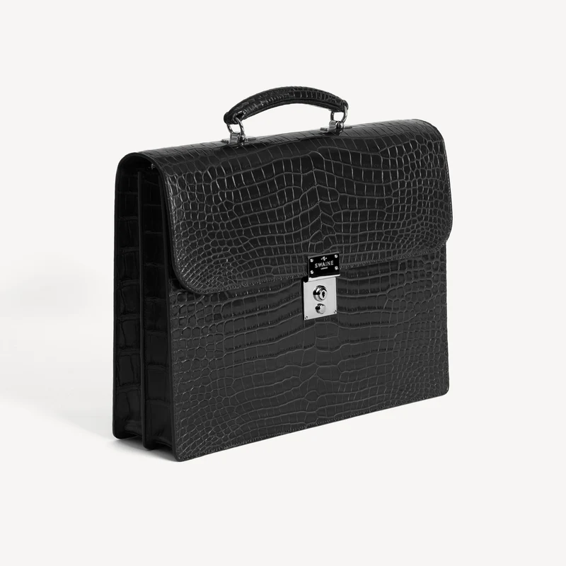 Limitierte Auflage Crocodile President – ​​Schwarz