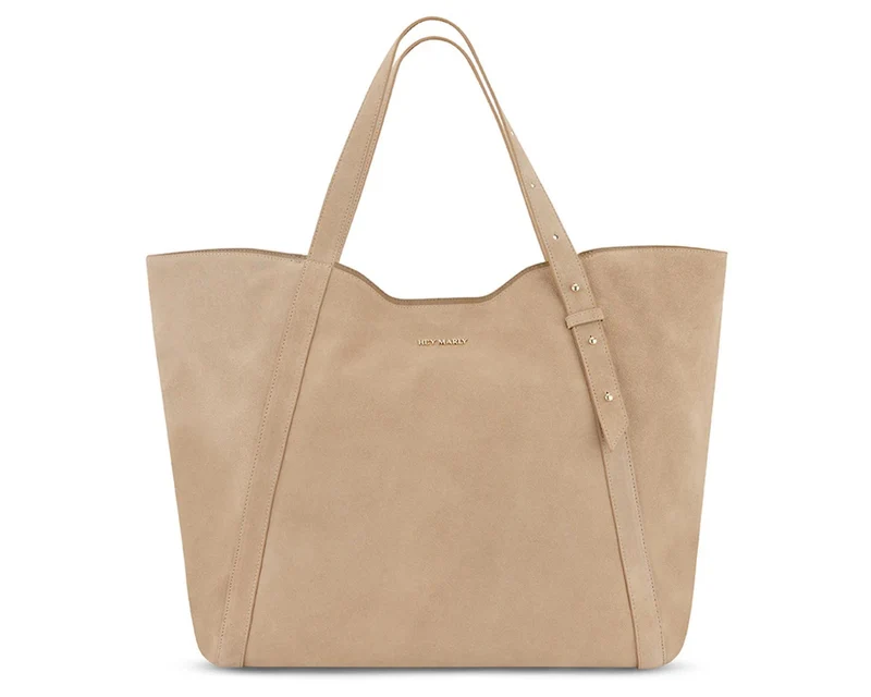 Hey Marly Shoppertasche Pretty Wonder Suede L - Sand