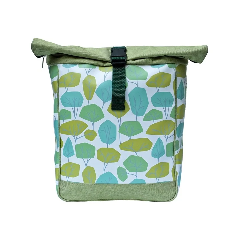 IKURI Kombi Fahrradtasche Rucksack Bosque – wasserdicht, 13–21 l, handgefertigt