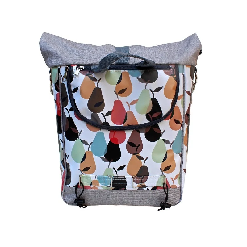 IKURI Fahrradtasche Peras – einseitig, wasserdicht, 13–21 l, handgefertigt