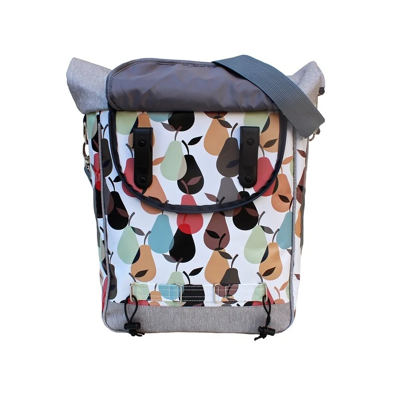 IKURI Fahrradtasche Peras – einseitig, wasserdicht, 13–21 l, handgefertigt