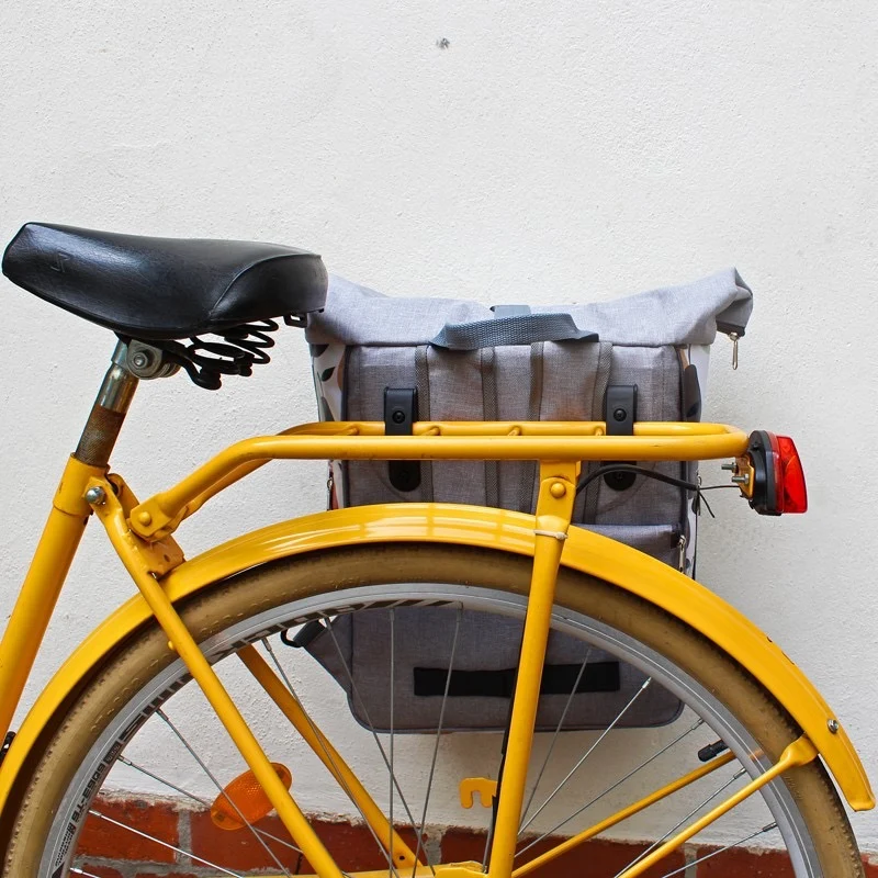 IKURI Kombi Fahrradtasche Rucksack Peras – wasserdicht, 13–21 l, handgefertigt