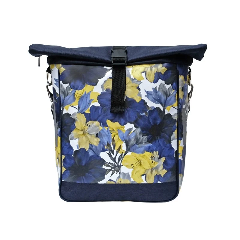 IKURI Fahrradtasche Azucena – einseitig, wasserdicht, 13–21 l, handgefertigt