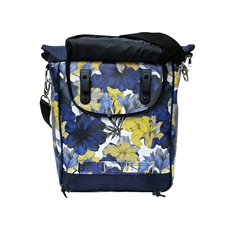 IKURI Fahrradtasche Azucena – einseitig, wasserdicht, 13–21 l, handgefertigt