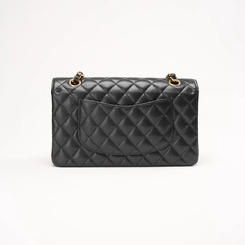 Chanel Classic Double Flap Bag Medium Caviar Black 2020
