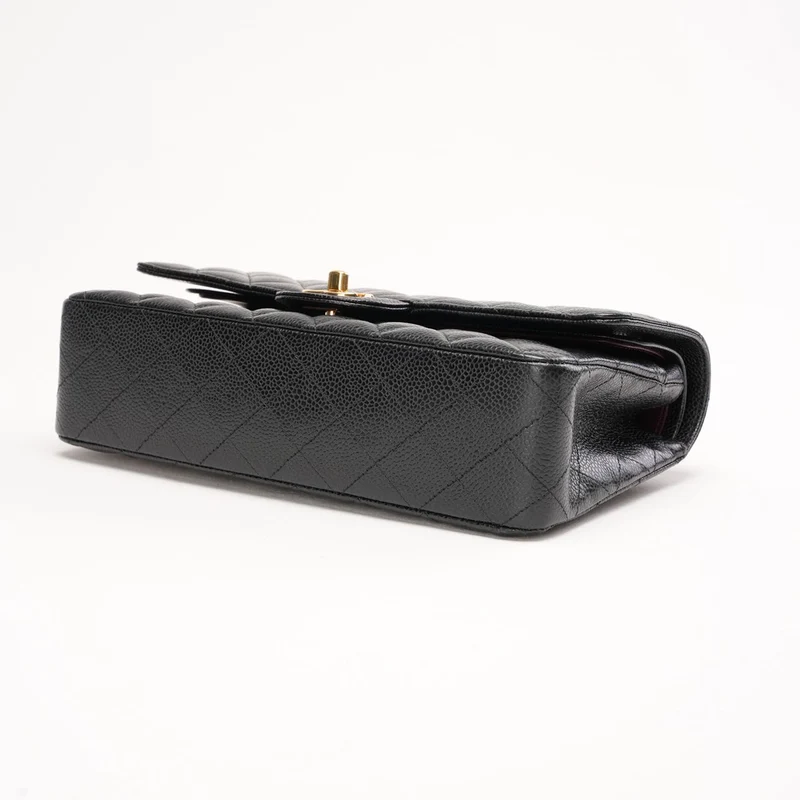 Chanel Classic Double Flap Bag Medium Caviar Black 2020