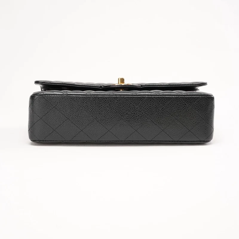 Chanel Classic Double Flap Bag Medium Caviar Black 2020