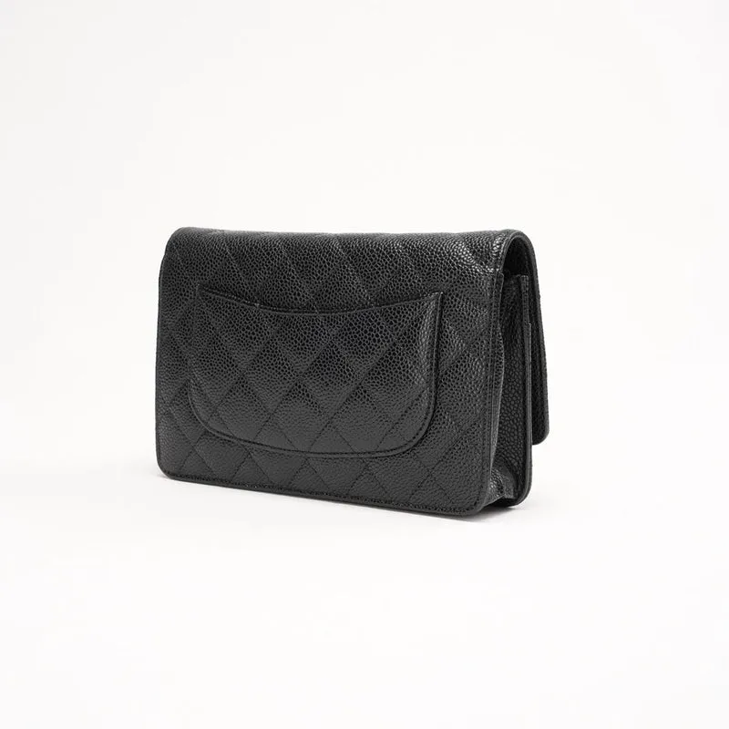 Chanel Classic Wallet on Chain Woc in Black Caviar 2014