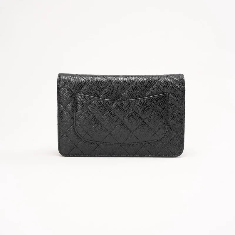 Chanel Classic Wallet on Chain Woc in Black Caviar 2014
