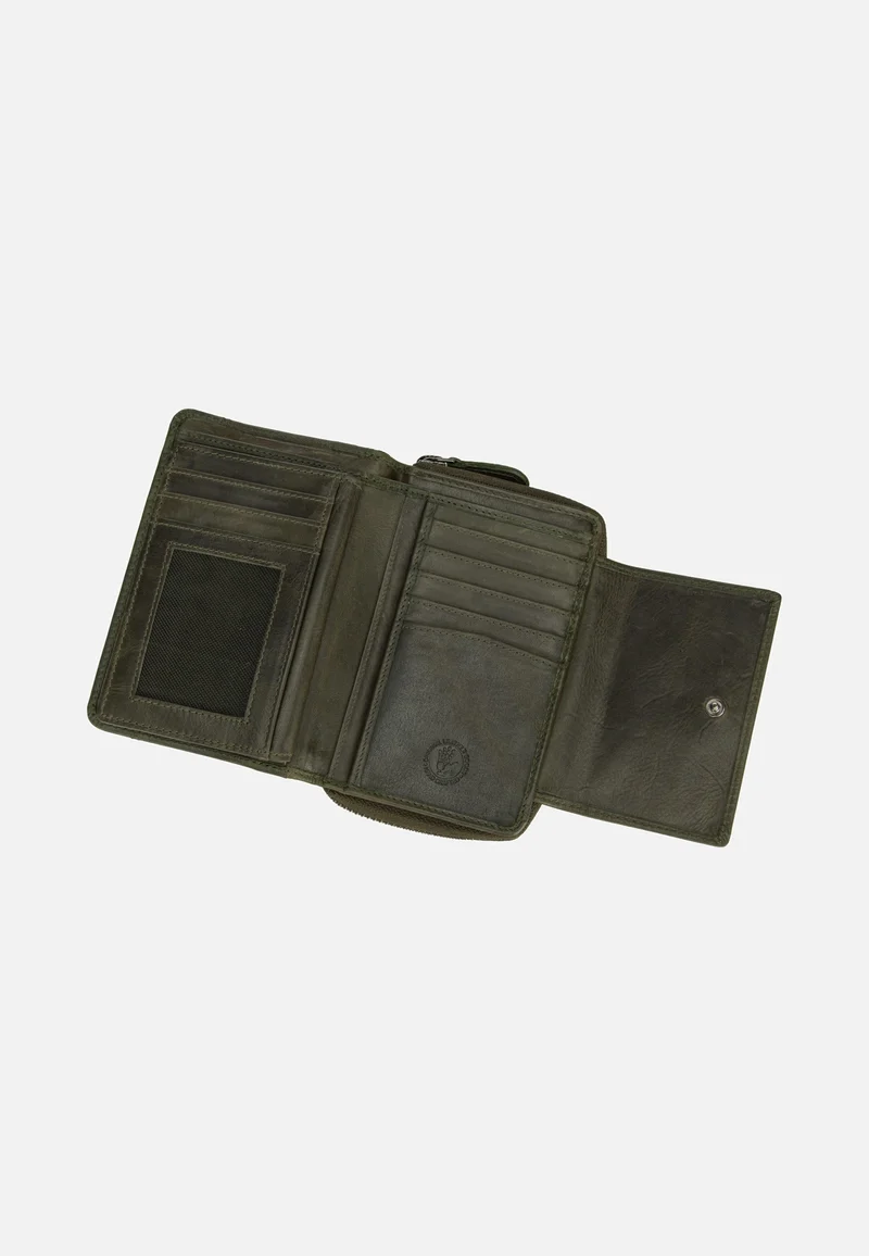 Newport Rv-Damenbörse RFID British Green - Portemonnaie