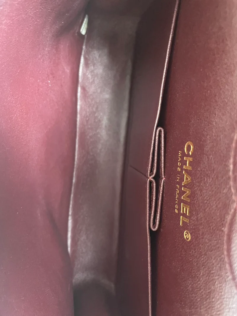 Chanel Classic Medium Double Flap Lammleder Schwarz 2020