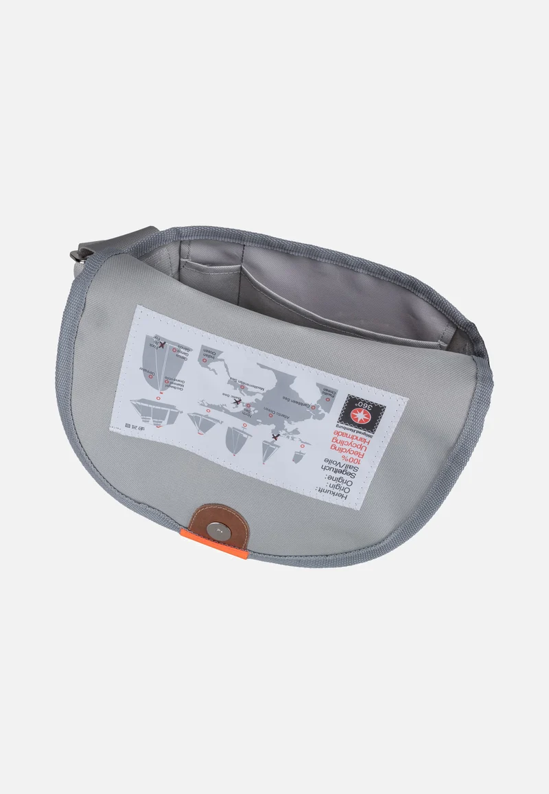 Perle Weiss/Sand/Zahl Orange - Messenger Bag