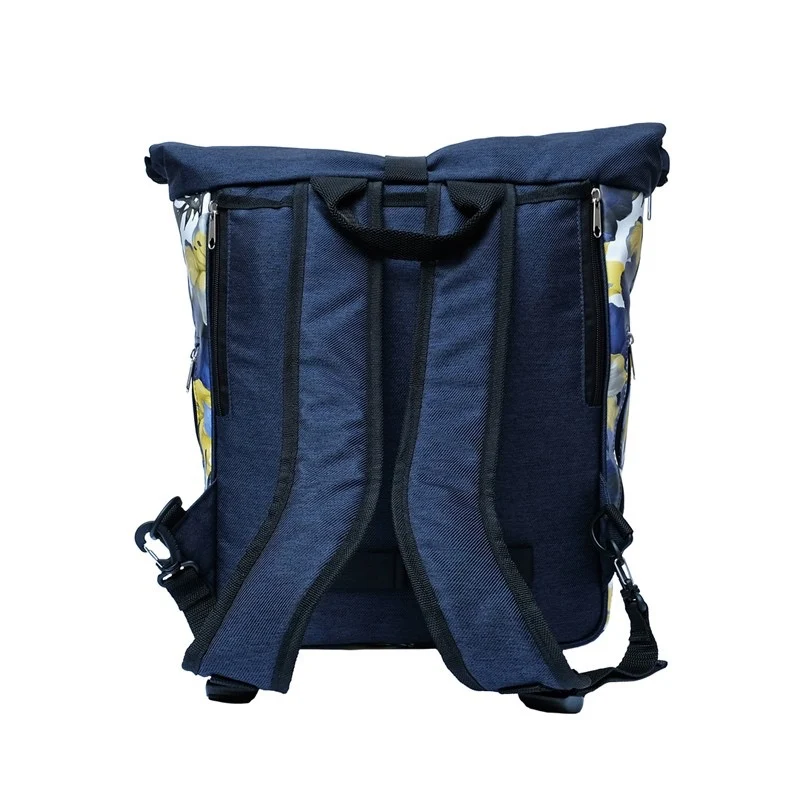 IKURI Kombi Fahrradtasche Rucksack Azucena – wasserdicht, 13–21 l, handgefertigt
