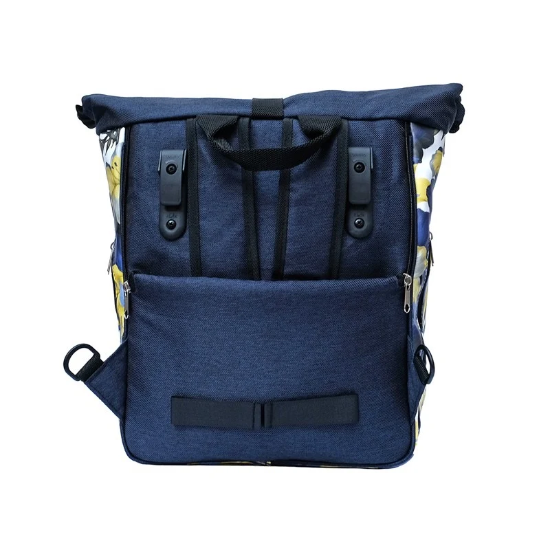 IKURI Kombi Fahrradtasche Rucksack Azucena – wasserdicht, 13–21 l, handgefertigt