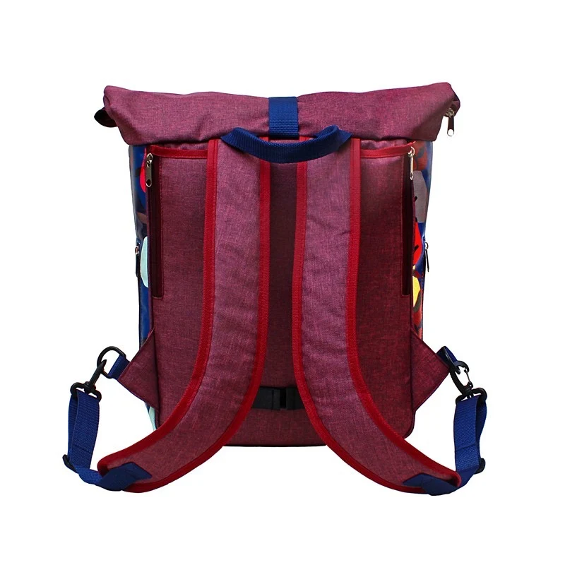 IKURI Kombi Fahrradtasche Rucksack Peras Blau – wasserdicht, 13–21 l, handgefertigt