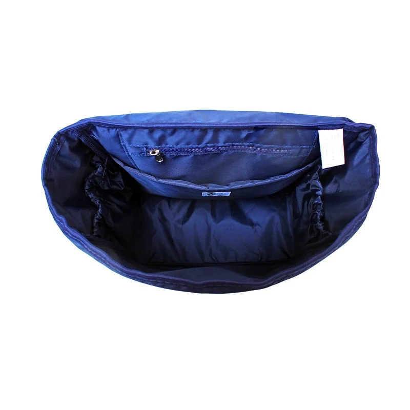IKURI Kombi Fahrradtasche Rucksack Peras Blau – wasserdicht, 13–21 l, handgefertigt
