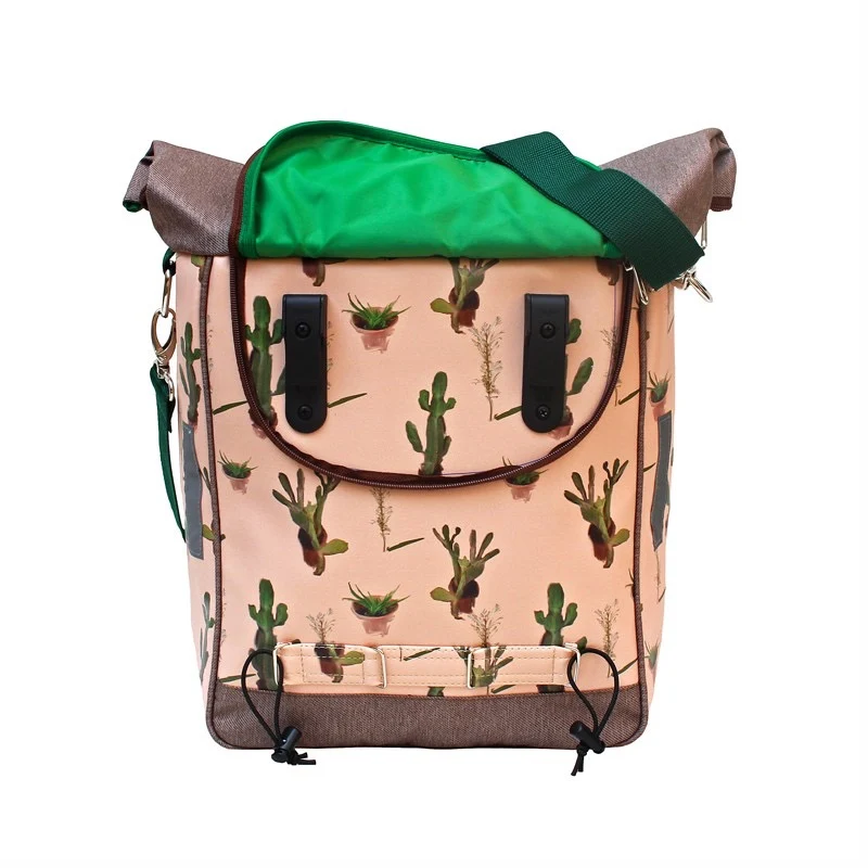 IKURI Fahrradtasche Cactus – einseitig, wasserdicht, 13–21 l, handgefertigt