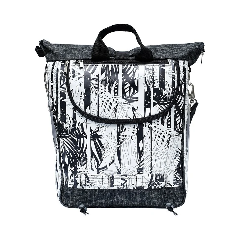 IKURI Fahrradtasche Palmeras – einseitig, wasserdicht, 13–21 l, handgefertigt