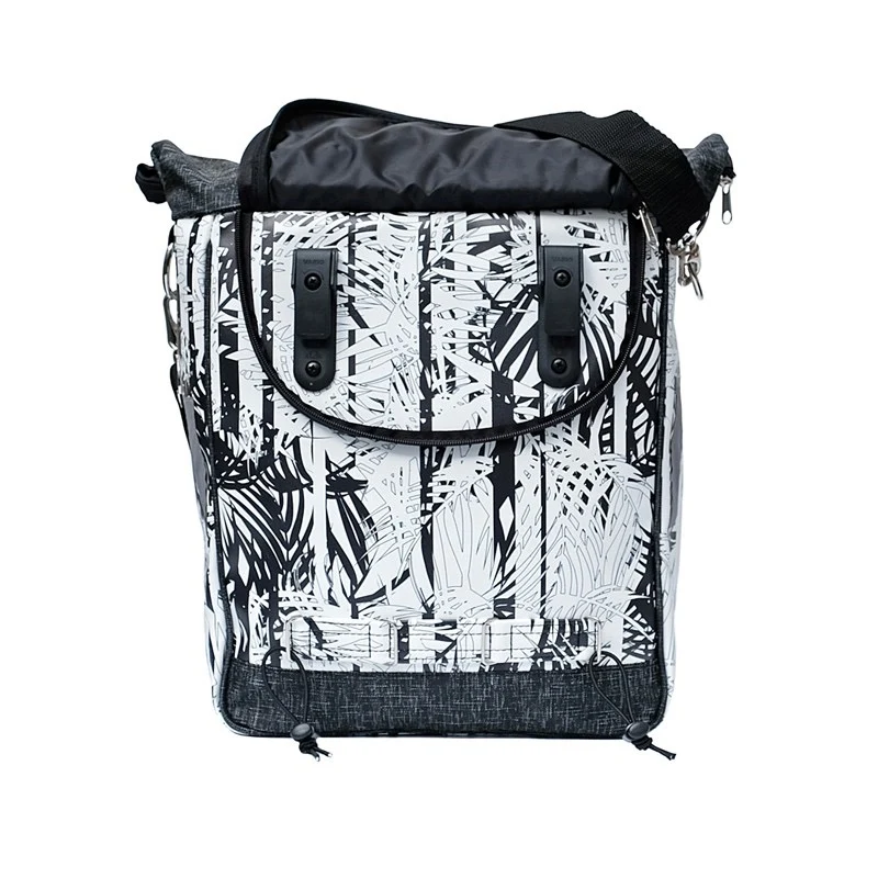 IKURI Fahrradtasche Palmeras – einseitig, wasserdicht, 13–21 l, handgefertigt