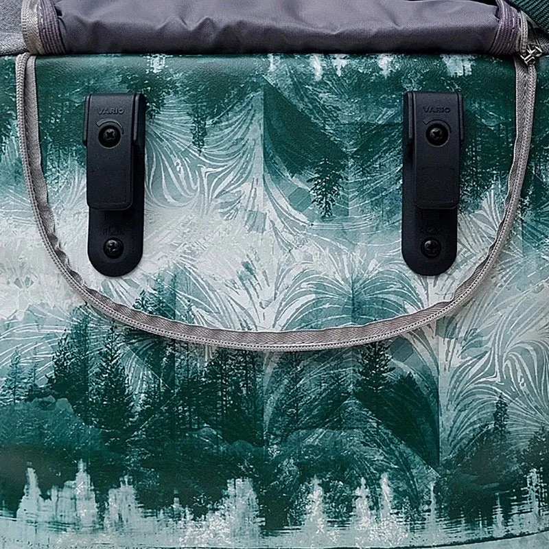 IKURI Fahrradtasche Pinos – einseitig, wasserdicht, 13–21 l, handgefertigt