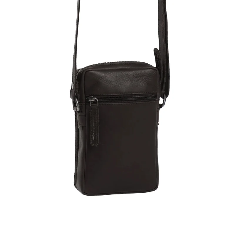 The Chesterfield Brand | Leder Umhängetasche Hamilton Braun | Wax Pull Up Leder