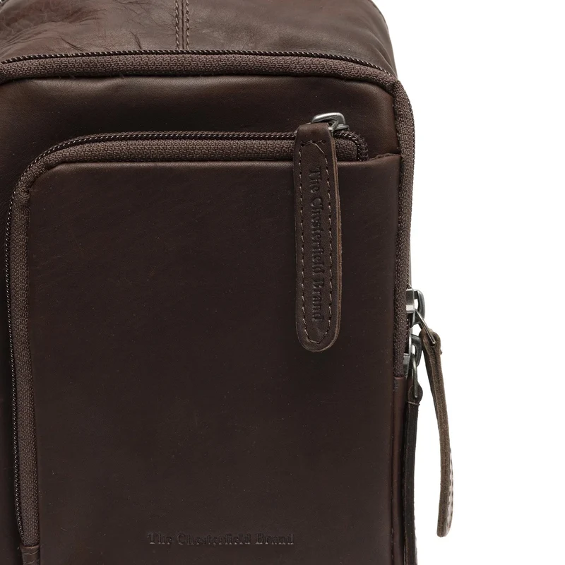 The Chesterfield Brand | Leder Crossbody Riga Braun | Wax Pull Up Leder