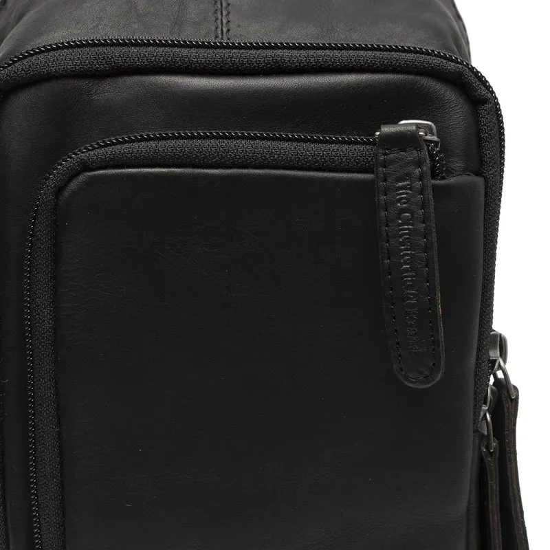 The Chesterfield Brand | Leder Crossbody Riga Schwarz | Wax Pull Up Leder