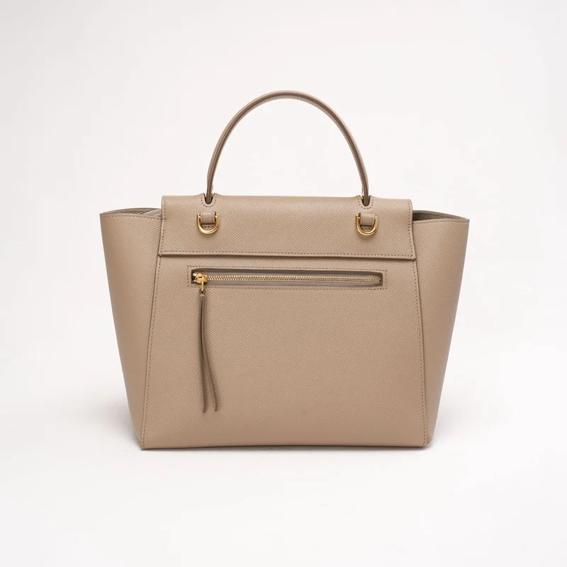 Celine Micro Belt Bag in Light Taupe aus genarbtem Kalbsleder 2020