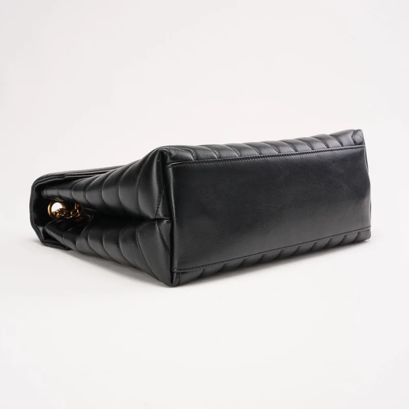 Saint Laurent LouLou Medium Leder Schwarz 2018