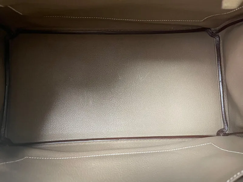 Hermes Birkin 35 Etoupe Epsom R Square 2014