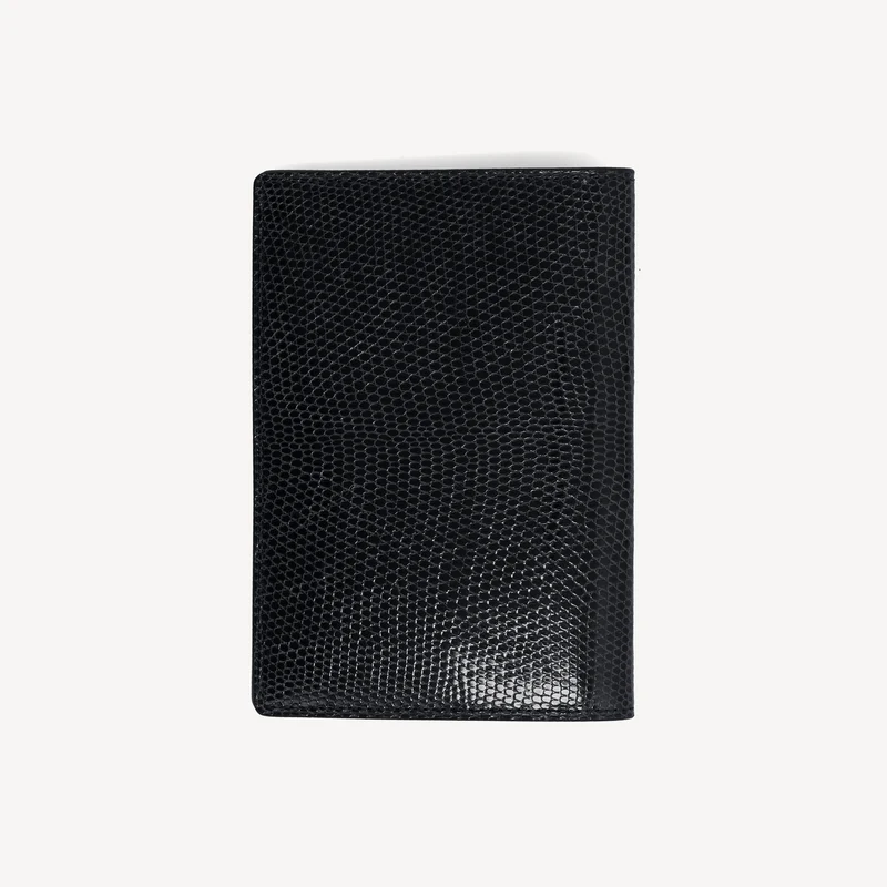 Lizard Passport Wallet - Schwarz