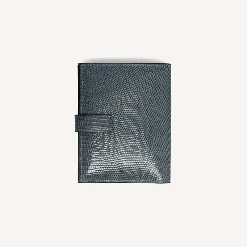 Lizard Wallet - Blau (Laschenverschluss)