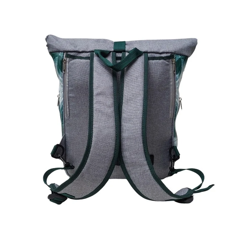 IKURI Kombi Fahrradtasche Rucksack Pinos – wasserdicht, 13–21 l, handgefertigt
