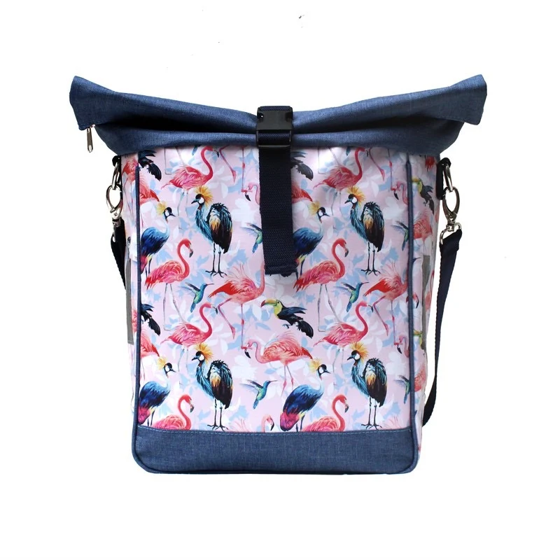 IKURI Fahrradtasche Pajaros – einseitig, wasserdicht, 13–21 l, handgefertigt