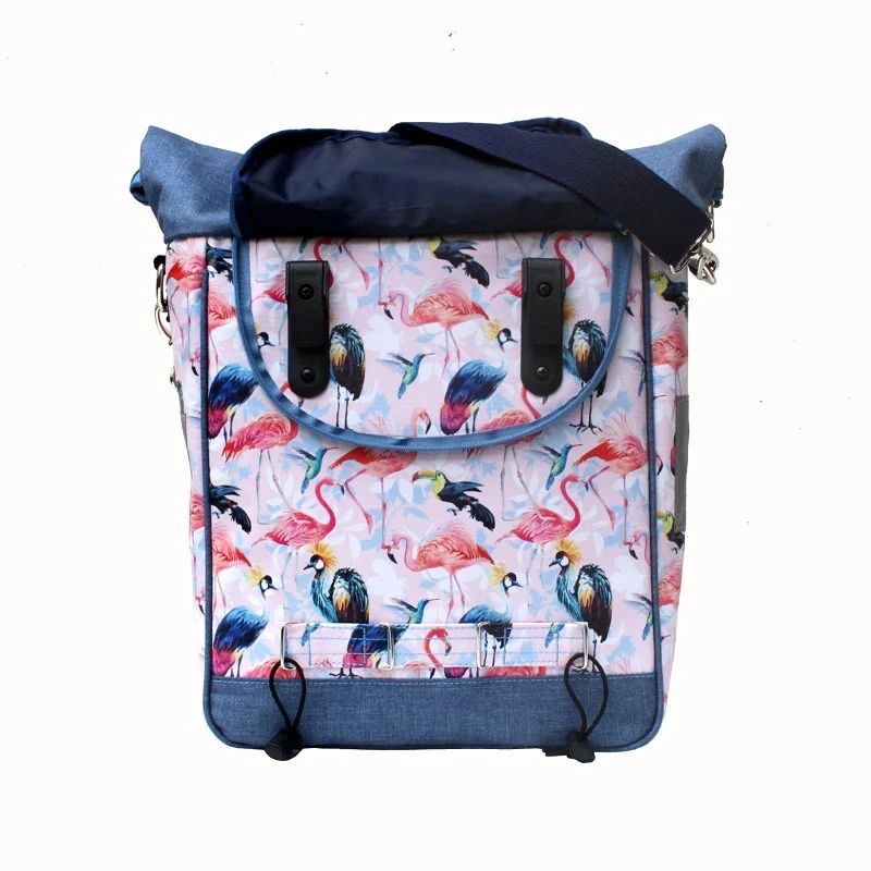 IKURI Fahrradtasche Pajaros – einseitig, wasserdicht, 13–21 l, handgefertigt