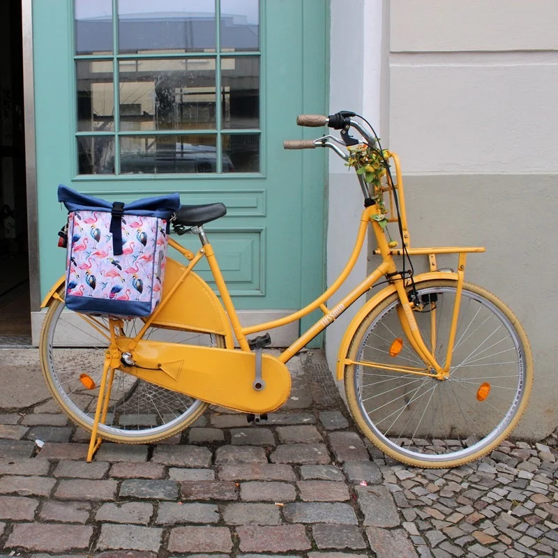 IKURI Fahrradtasche Pajaros – einseitig, wasserdicht, 13–21 l, handgefertigt