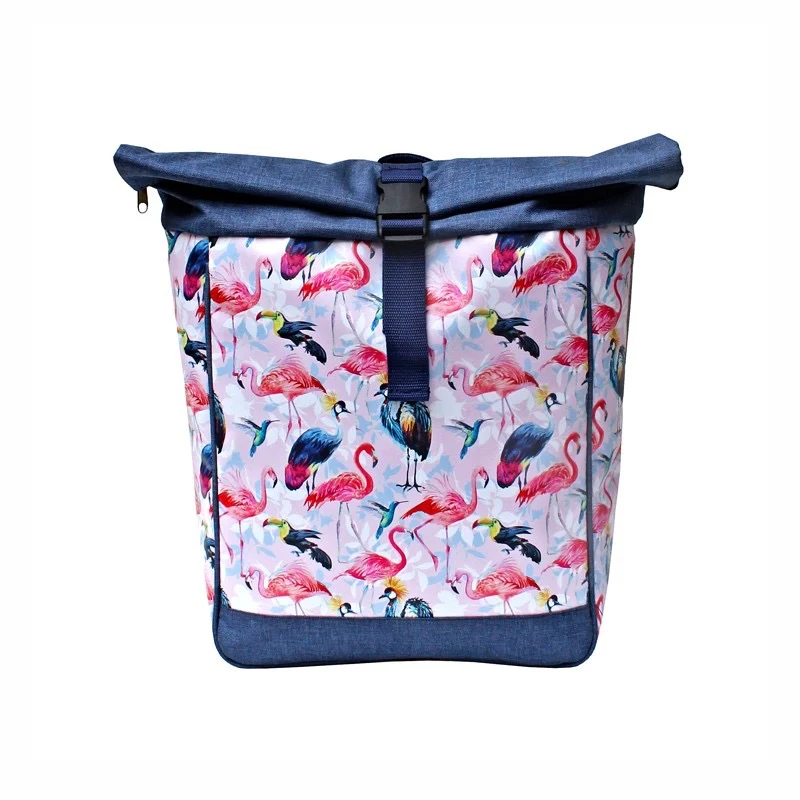 IKURI Kombi Fahrradtasche Rucksack Pajaros – wasserdicht, 13–21 l, handgefertigt