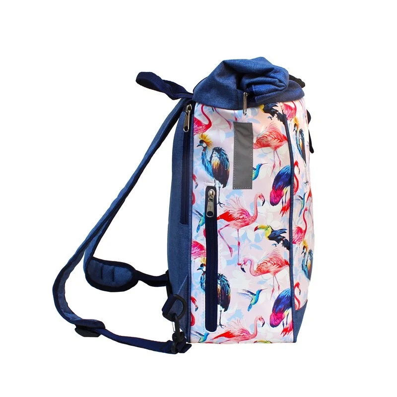 IKURI Kombi Fahrradtasche Rucksack Pajaros – wasserdicht, 13–21 l, handgefertigt