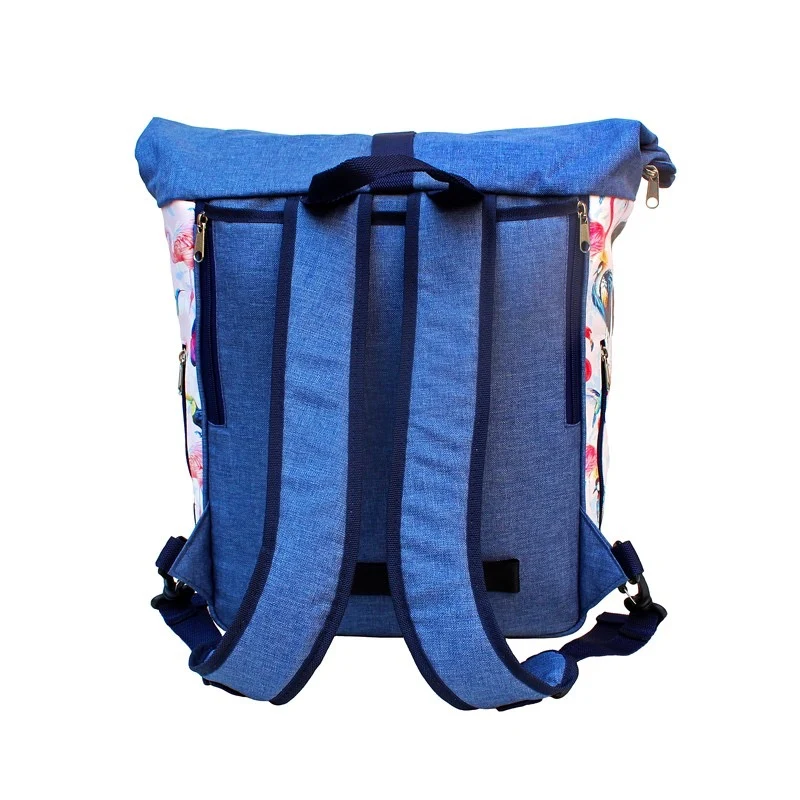 IKURI Kombi Fahrradtasche Rucksack Pajaros – wasserdicht, 13–21 l, handgefertigt