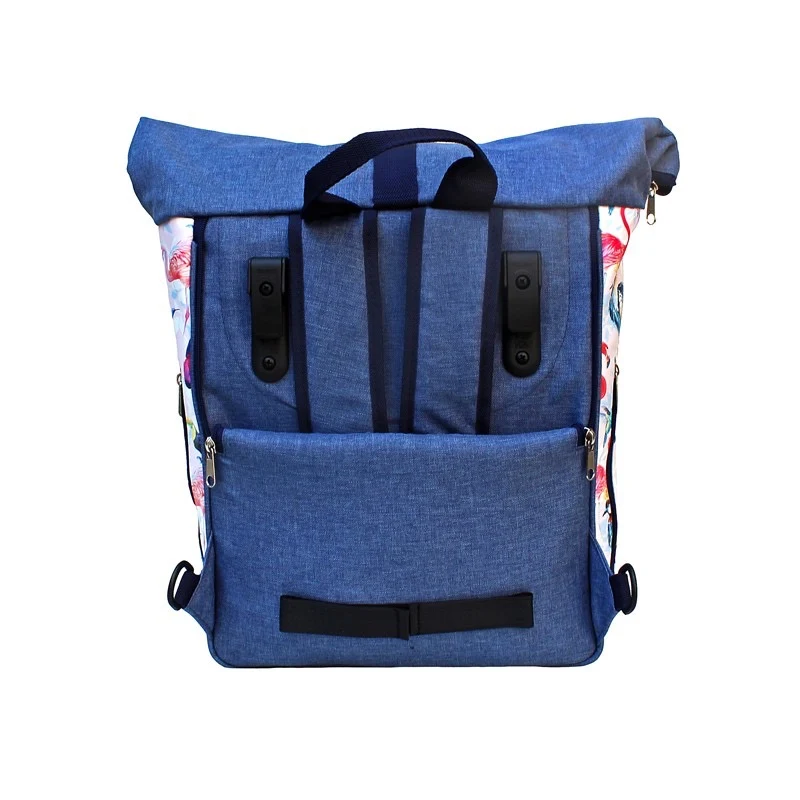 IKURI Kombi Fahrradtasche Rucksack Pajaros – wasserdicht, 13–21 l, handgefertigt