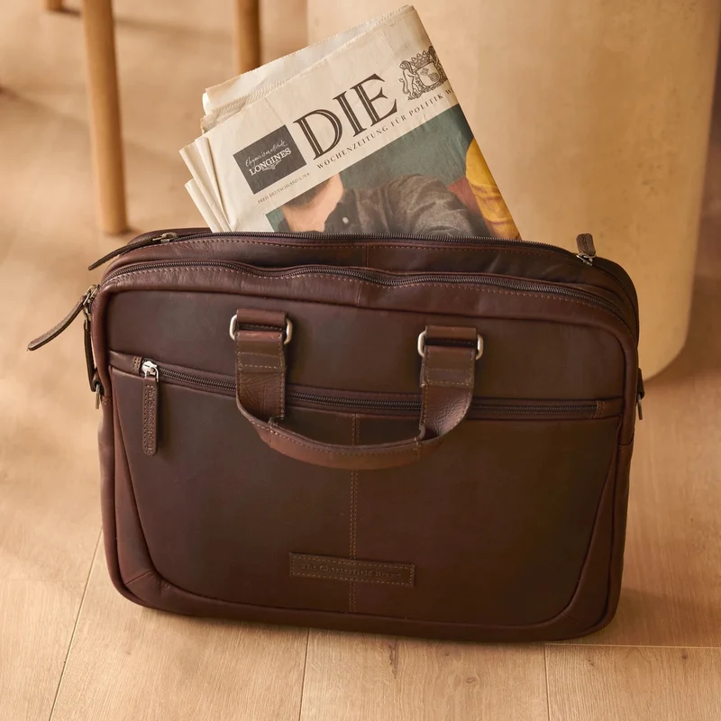 The Chesterfield Brand | Laptoptasche Seth | Wax Pull Up Leder
