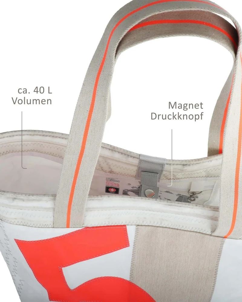 Strandtasche "WATT" RESQ Kollektion – Strandtasche & Einkaufstasche aus recyceltem Segeltuch