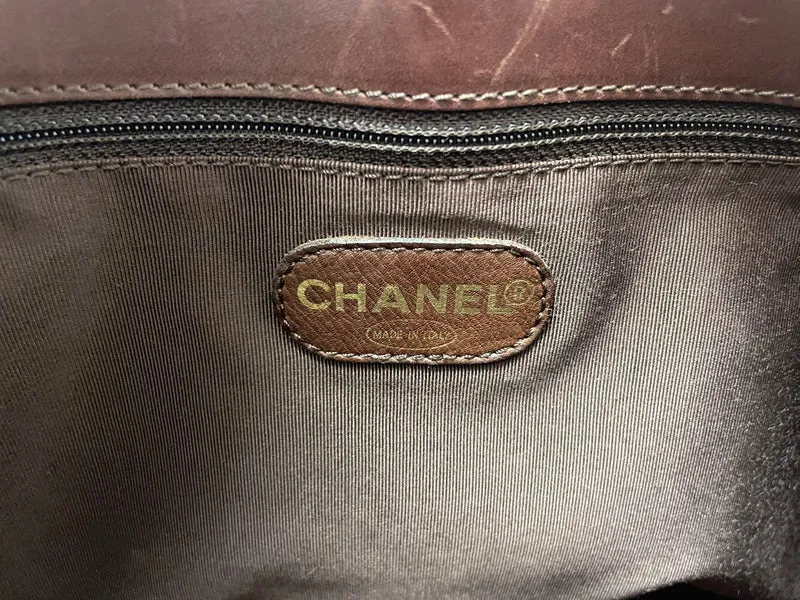 Chanel Vintage CC Logo Basttasche aus Stroh, 1999