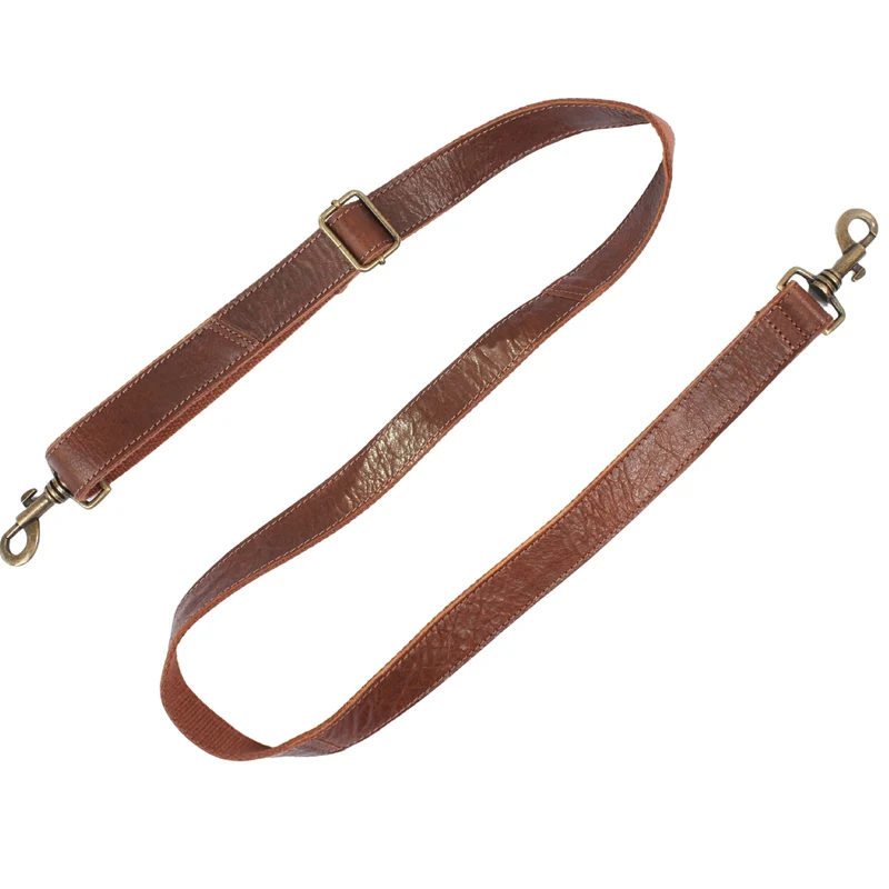 Trageriemen Gurt Schulterriemen Leder braun 150cm LEC-R5